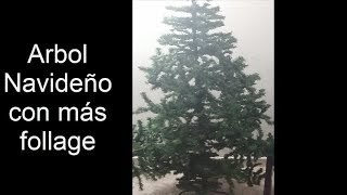 Como hacer que tu Arbol Navideño tenga más follage [upl. by Anaeerb949]