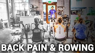 Rowing Machine Fix Back Pain Instantly [upl. by Jenness]