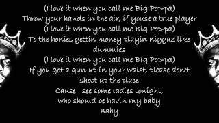 The Notorious BIG  Big Poppa Lyrics HD [upl. by Naira]