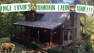 Luxury Cabin in the Woods  Mountain Cabin Tour  Blue Ridge Georgia Mountains [upl. by Kam428]