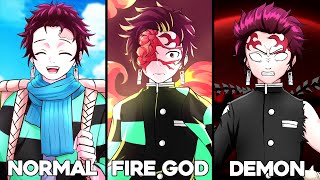 All Tanjiros Forms In Demon Slayer Demon King Sun God [upl. by Parke]