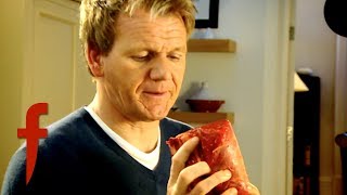 Gordon Ramsays Ribeye Recipe  The F Word [upl. by Rehtnug]