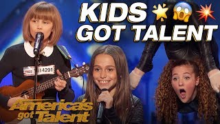 Grace VanderWaal Sofie Dossi And The Most Talented Kids Wow  America’s Got Talent [upl. by Benildas557]