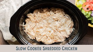 🍗 Easy Slow Cooker Shredded Chicken Versatile Juicy and Perfect Every Time 🥙✨ [upl. by Teerprah]