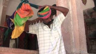 How to Wrap a Rajasthani Turban [upl. by Gibrian]