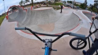 Riding BMX at Unreal California Skateparks [upl. by Akirat]