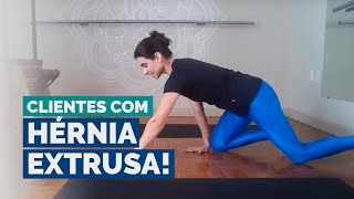 EXERCÍCIOS para clientes com HÉRNIA EXTRUSA [upl. by Anelegna472]