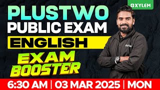 Plus Two Public Exam English  Exam Booster  Xylem Plus Two [upl. by Griffis]