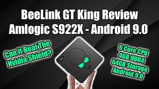 Beelink GTKing Amlogic S922X Powered Android 90 TV Box Review [upl. by Ertnom]