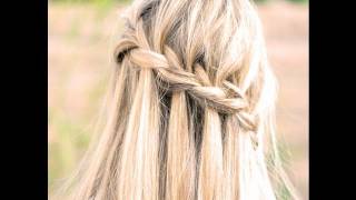 How to do a Waterfall braid  How to Finish it [upl. by Sollows]