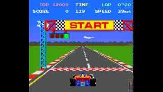 Arcade Game Pole Position 1982 NamcoAtari [upl. by Eyahs916]