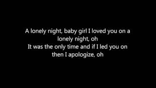 The Weeknd  A lonely night lyrics [upl. by Eloisa855]