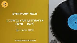 𝄞 Symphony no5 ♫ Ludwig van Beethoven 🔥 classicalmusic beethoven symphony [upl. by Gnanmos]