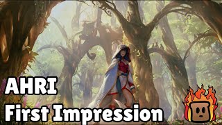 Ahri Impressions amp Gameplay  Path of Champions [upl. by Nivlag]