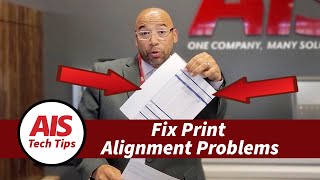 Fix Print Alignment Problems [upl. by Elocyn]