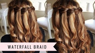 Waterfall Braid by SweetHearts Hair [upl. by Cartie192]