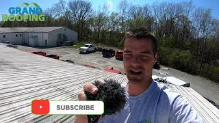 Roofing Gaco Patch  Silicone Roof Patch for a roof repairs [upl. by Wakeen]