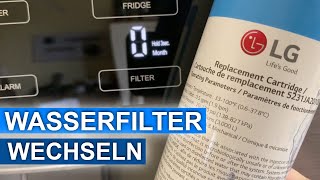 Wasserfilter von unserem LG Kühlschrank erneuern [upl. by Nakasuji462]