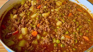 Picadillo de Carne Molida Fácil y Sabrosa [upl. by Clapp456]