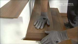 Fitting a natural Wood bullnose on a staircase [upl. by Flaherty562]