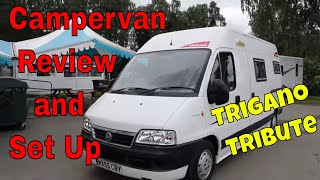 Trigano Tribute Camper  2 Berth Camper Van Motorhome Review [upl. by Nref]