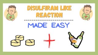 Disulfiram Like Reaction Mechanism Symptoms Pharmacology Drug interaction Made Easy [upl. by Ihcas]