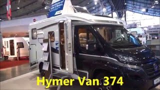 Hymer Van 374 motorhome review [upl. by Proud]