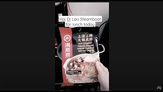 HaiDiLao Steamboat Hotpot Instant Soup Base  Shrimp Flavour Pt1  JQLeeJQ Shorts [upl. by Grory]