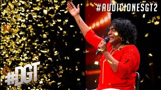 Le gana al cáncer y se gana el Golden Buzzer de nuestra host Karina  Dominicana´s Got Talent 2021 [upl. by Naot]