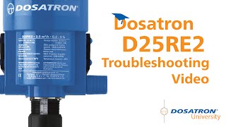 Dosatron D25RE2 Troubleshooting Video [upl. by Kcirednek298]