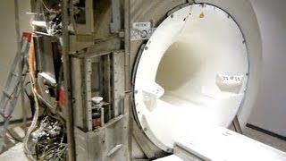 Inside MRI machine sound Superconducting magnets 1500Amp [upl. by Enitsugua387]