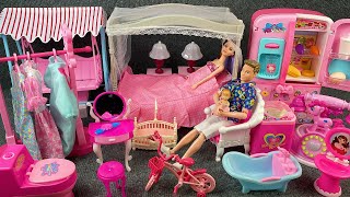 13 Minutes Satisfying with Unboxing Barbie Fancy House Play Set Collection Review Toys  ASMR [upl. by Sanborne]