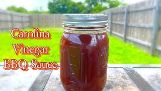 TASTY Homemade Carolina Vinegar BBQ Sauce Recipe [upl. by Hecker]