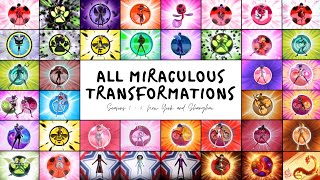 Every Miraculous transformation Season 14 [upl. by Nyssa310]