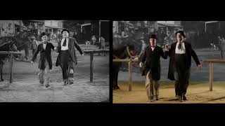 Stan amp Ollie  Way Out West Dance  Shot by Shot Comparison [upl. by Llerroj]