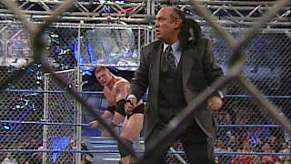 Brock Lesnar vs Paul Heyman Steel Cage Match  SmackDown March 6 2003 [upl. by Al]