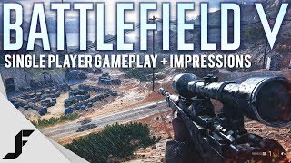 Battlefield 5 Single Player Gameplay and Impressions [upl. by Ajad]