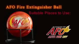 AFO Fully Automatic Fire Extinguisher Ball [upl. by Gerdy]