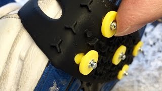 Snow Ice Anti Slip Spikes Grips Cleats Shoes Cover [upl. by Zillah]