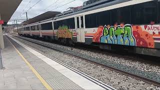 Renfe Railfanning at Tudela de Navarra Station in Tudela Navarra Spain 🇪🇸 [upl. by Adnawuj]