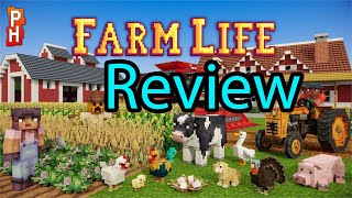 Minecraft Farm Life Gameplay Review [upl. by Roehm]