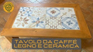 TAVOLINO DA CAFFÉ LEGNO E CERAMICA [upl. by Soalokcin]