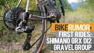 Shimano GRX Di2  First Ride Review [upl. by Oisangi]