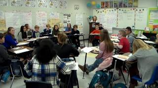 Socratic Seminar in the 7th grade ELA Classroom [upl. by Lundell]