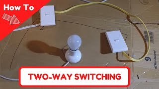 How To Wire a 2 Way Switch [upl. by Kellina666]