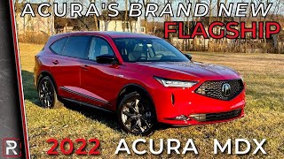 The 2022 Acura MDX ASpec is Acuras New 3Row Flagship Luxury SUV [upl. by Lucias]