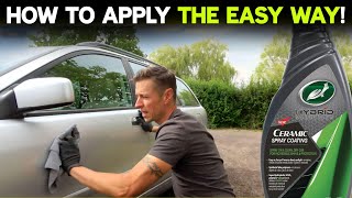 How to Apply Turtle Wax Ceramic spray coating THE EASY WAY [upl. by Leffen363]