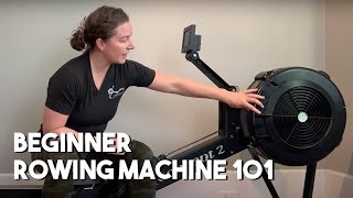 Beginner Rowing Machine 101 [upl. by Atiniuq]