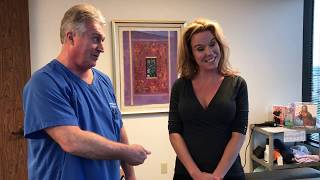 Houston Chiropractor Dr Gregory Johnson Adjust Tomball Lady For Severe Lower Back Pain amp Spasm [upl. by Arther704]