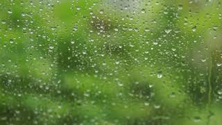 gentle rain sounds for sleeping 3 hours  Relaxing Rain on window  insomniameditationstudy [upl. by Nosyerg]